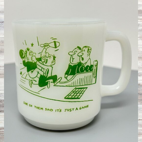 Vintage 1970s Bowlers Mug - Picture 1 of 6